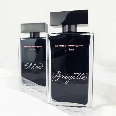 Creative Projects - Engraving on Narciso Rodriguez Fragrances for Cosmax Prestige Brands